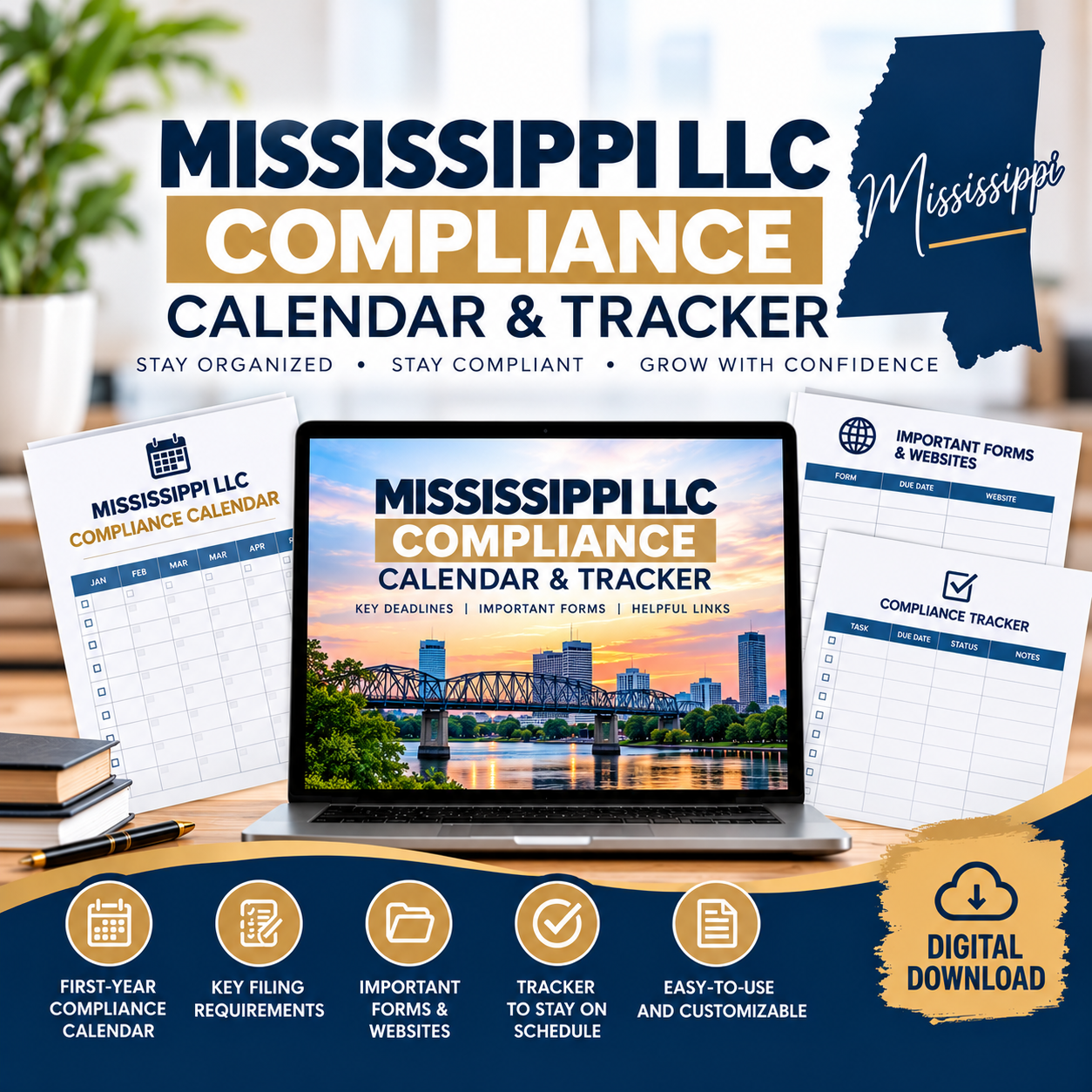 Mississippi LLC Compliance Calendar